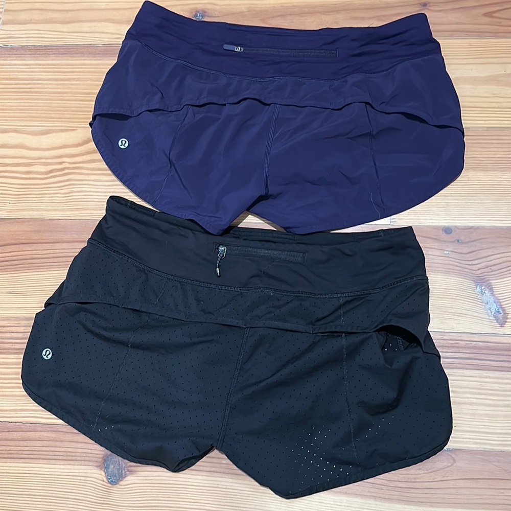 Lululemon shorts 2 pair